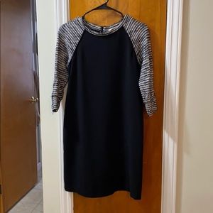 Black three quarter length dress